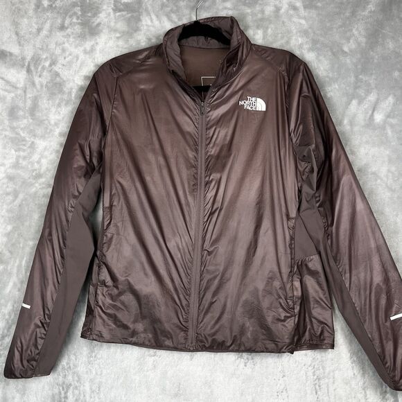 The North Face Jacket Womens Medium Windbreaker Trail Running Full Zip Graphite - Picture 1 of 10